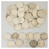 Gp asst. U.S. nickels & 1881 3 cent piece incl.