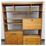 MCM Danish style teak bookcase/ cabinet w/