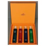 Hermes 4 piece boxed set travel colognes-