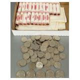 55 dollars face value asst. U.S. coins, Eisenhower
