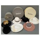 Group vintage hats & hat boxes incl Neiman Marcus,