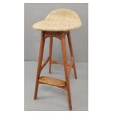Danish MCM teak stool- Erik Buch for O.D. Mobler-