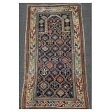 Antique handmade oriental rug- 5