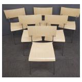 6 Piiroinen Salo Finland "Chip" chairs w/ birch