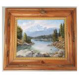 Signed Shanika (Kenneth W) oil painting on panel-