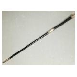 Antique sterling silver/ wood conductors baton w/