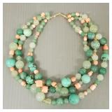 14k gold, turquoise, jade, coral, etc bead