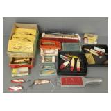 Gp vintage fishing lures & accessories, etc incl
