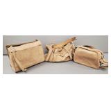 3 pcs vintage Hartmann ultrasuede luggage-