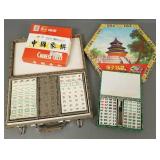 4 Mahjong, etc sets in boxes