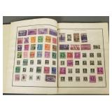 Modern stamp album with some U.S. & foreign