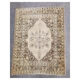 Antique handmade Oriental rug 4' 8'x 6' 2'