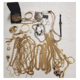 Group gold-tone, silver-tone, etc jewelry
