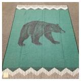 Faribault Wellspring wool Bear Robe blanket-