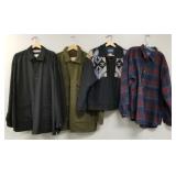 4 men's outerwear jackets, etc incl Filson,