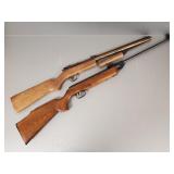 2 vintage pellet rifles- Benjamin brass barrel &