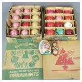 Gp Shiny Brite, etc glass Christmas ornaments &