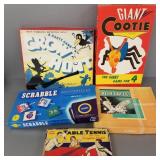 5 vintage games incl Giant Cootie, Rich Uncle,