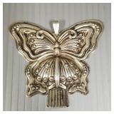 Reed & Barton sterling silver butterfly whistle/