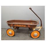 Vintage Champ coaster wagon (restored) 36'L