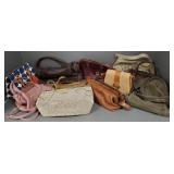 Group ladies handbags incl Coach, Dooney &