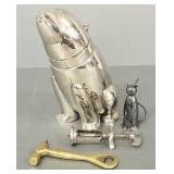 Gp metal bar ware incl Restoration Hardware