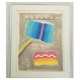 Alain Berck-Vitz pencil signed color lithograph