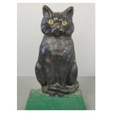Antique cast iron cat doorstop- 12 1/2'H,