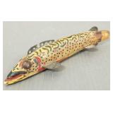 Vintage Oscar Peterson style fish decoy-