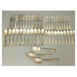 47 pcs Gorham St. Cloud sterling silver flatware-