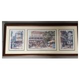 Ann de Lorge signed New Orleans print- 16'H 42'L