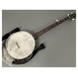 5-string Gold Tone banjo w/ soft case- 38'L
