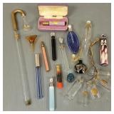 20 vintage miniature perfume bottles, etc. incl