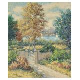 Christian Title pencil signed litho 'Country Lane'
