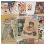 Gp vintage advertising ephemera, pinup girl