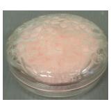 D'Orsay Lalique powder box (tiny knicks on rim)