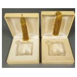 2- Ybry Deco perfume bottles in boxes- 5'