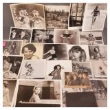 24 vintage movie star, etc photos incl