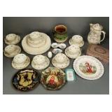 Gp asst porcelain, etc incl Coalport, Bavaria,