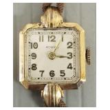 14k gold Adams ladies watch- 11.9g total