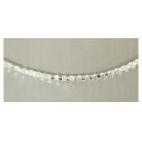 Italy sterling silver necklace- 36'L, 22.6g