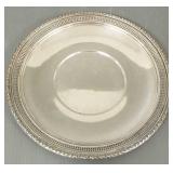 Sterling silver reticulated tray- 8 toz; 10 3/8'D