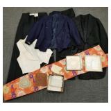 Gp vintage clothing & linen, etc incl tuxedo