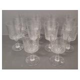 10 Baccarat Cylindrique goblets- 6 1/4' (some w/