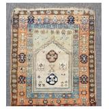 Antique handmade Oriental prayer rug 3' 9'x 3' 1'