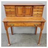 Queen Anne style cherry desk w/ flip top- 40 1/2'H