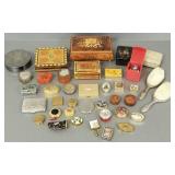Gp asst. dresser top boxes & items incl Halcyon