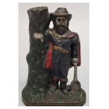 'Captain Kidd' cast iron bank- 6'H 4 1/2'W 2 1/4'D
