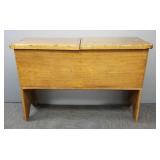 Antique pine double dough box 33 1/2'H 50'W