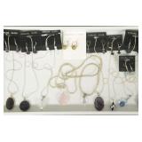 Gp sterling silver modern jewelry incl amethyst,
